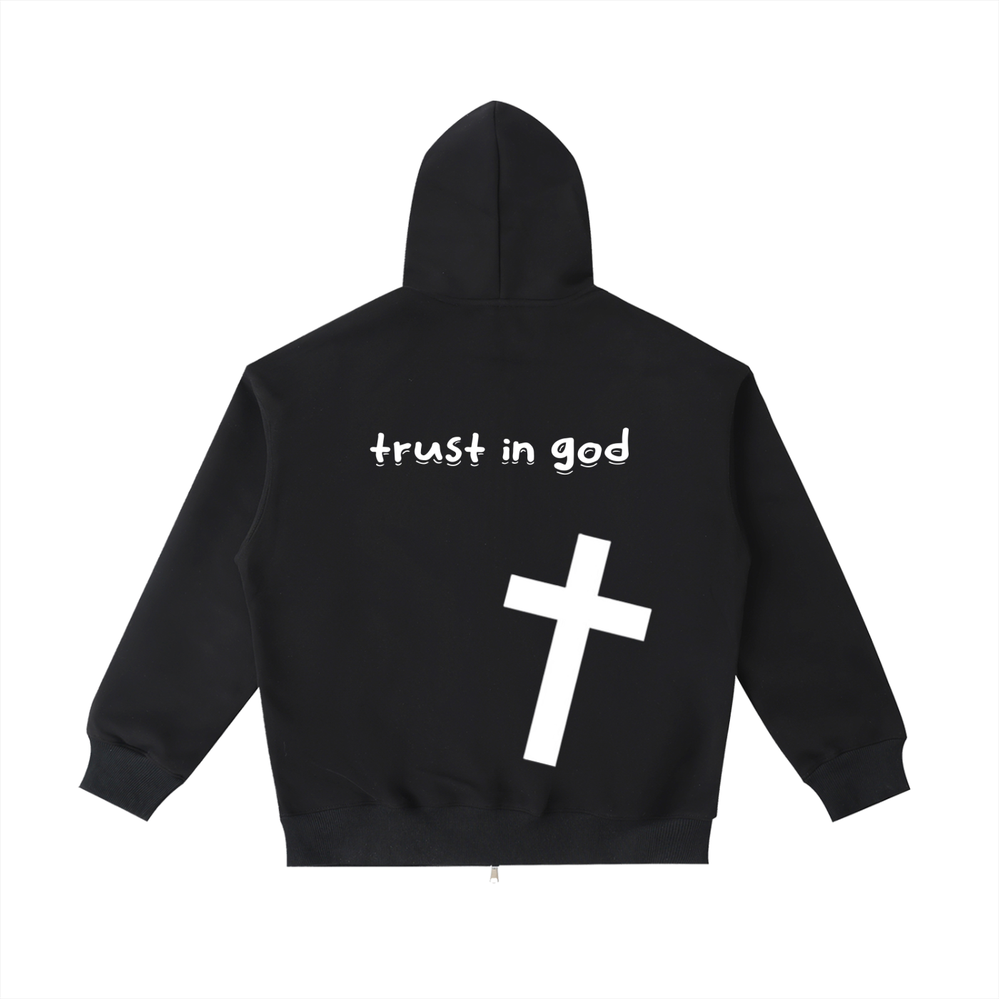 global trust in god zip up