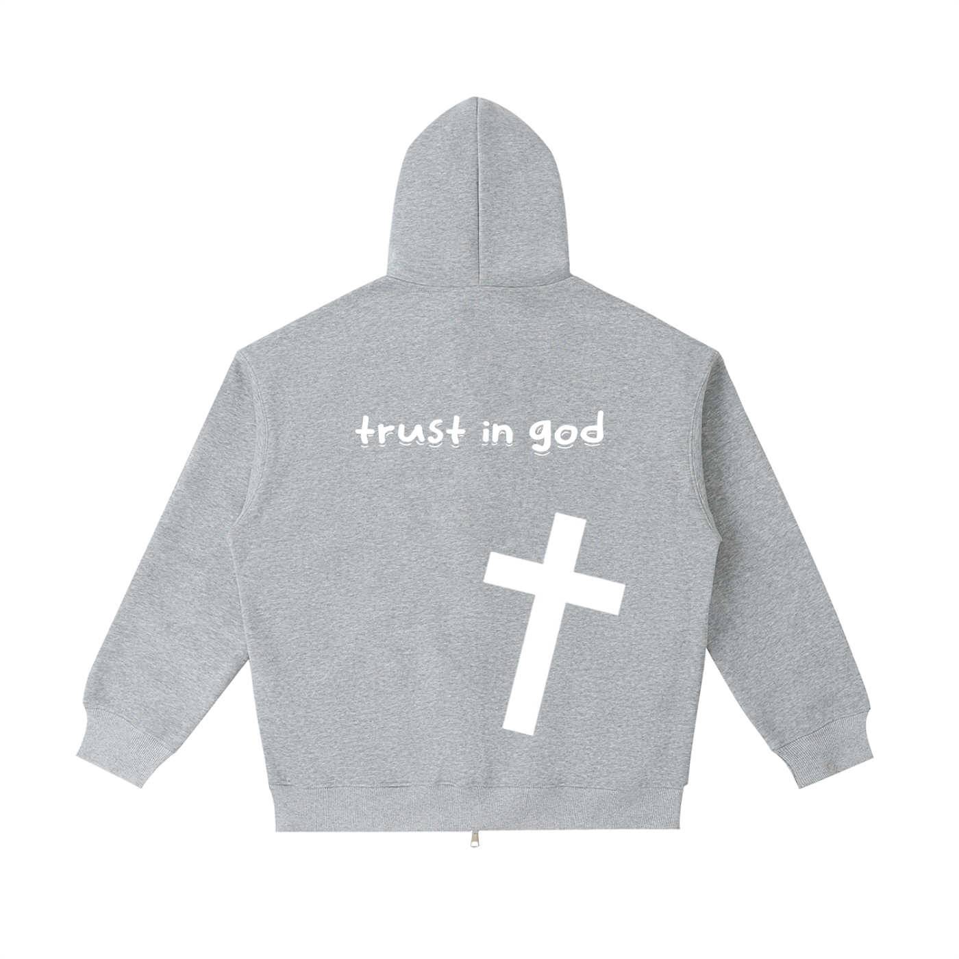 global trust in god zip up